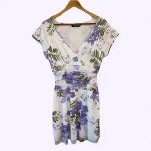 Vintage Y2K Mariposa Floral Mini Dress